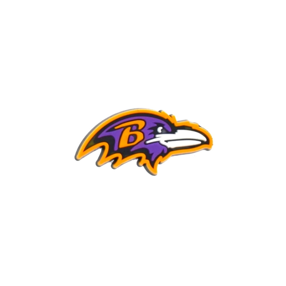 Baltimore Ravens Croc Charm | Ravens Jibbitz  | Ravens Croc Charm